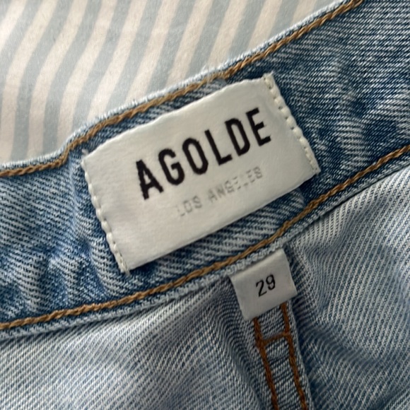 Agolde Faded Mom style jeans. - Picture 5 of 6